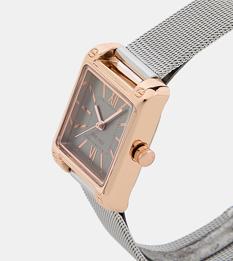 Grey Dial Analog Watch