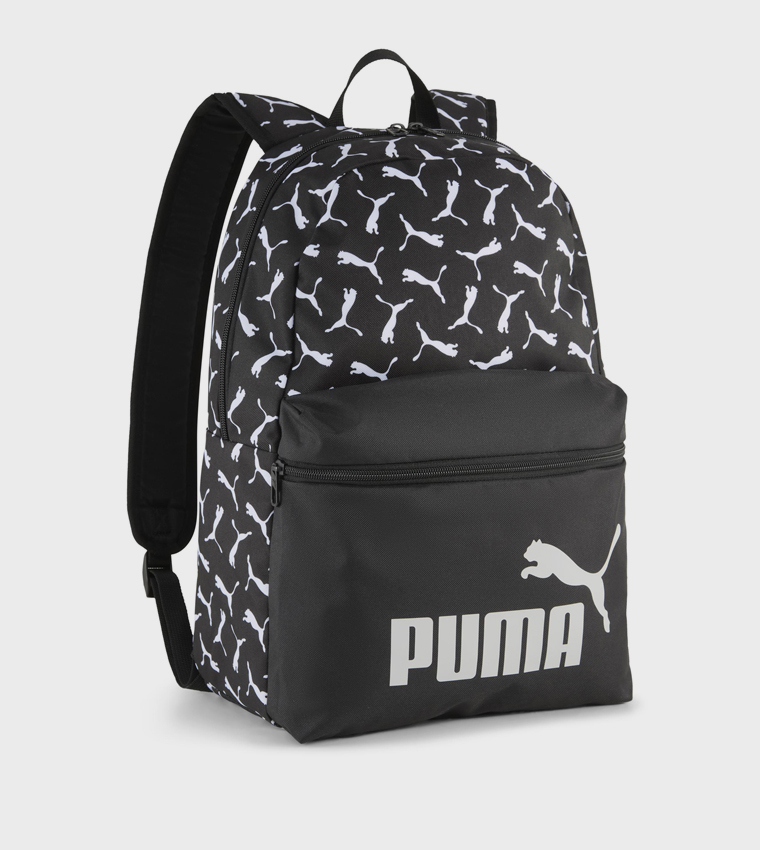 PHASE AOP Logo Printed Front Pocket Backpack