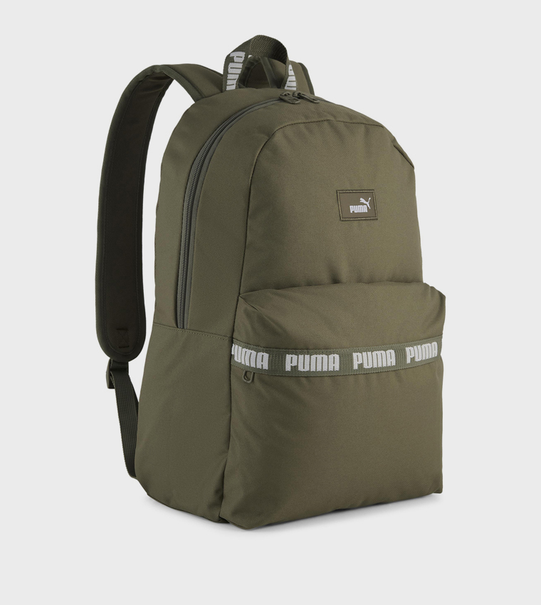 PHASE Logo Tape Detail Front Pocket Backpack