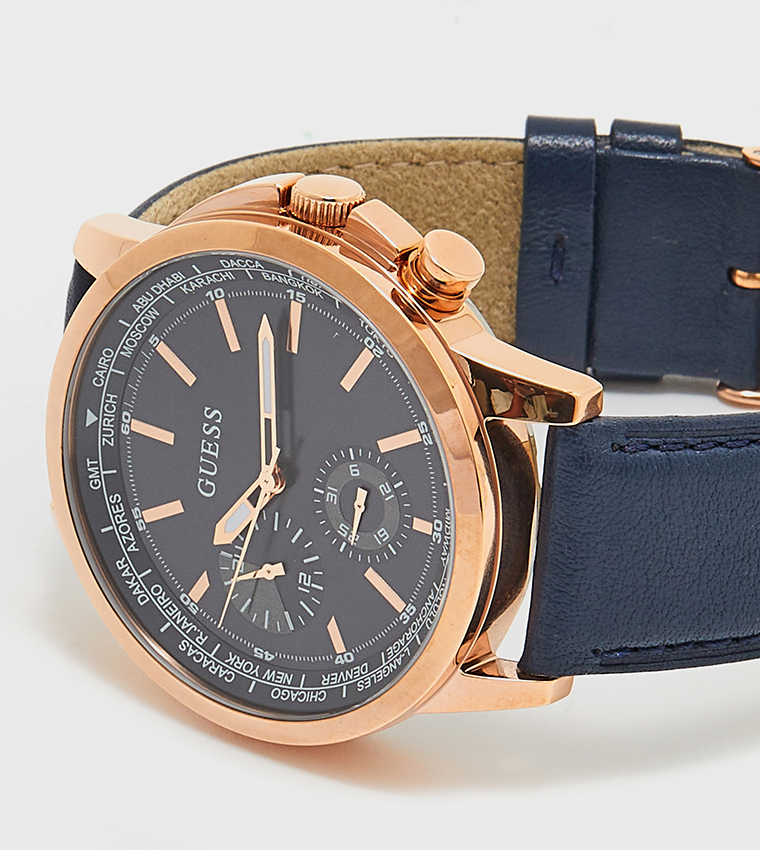 Spec Quartz Analog Watch, 44 mm