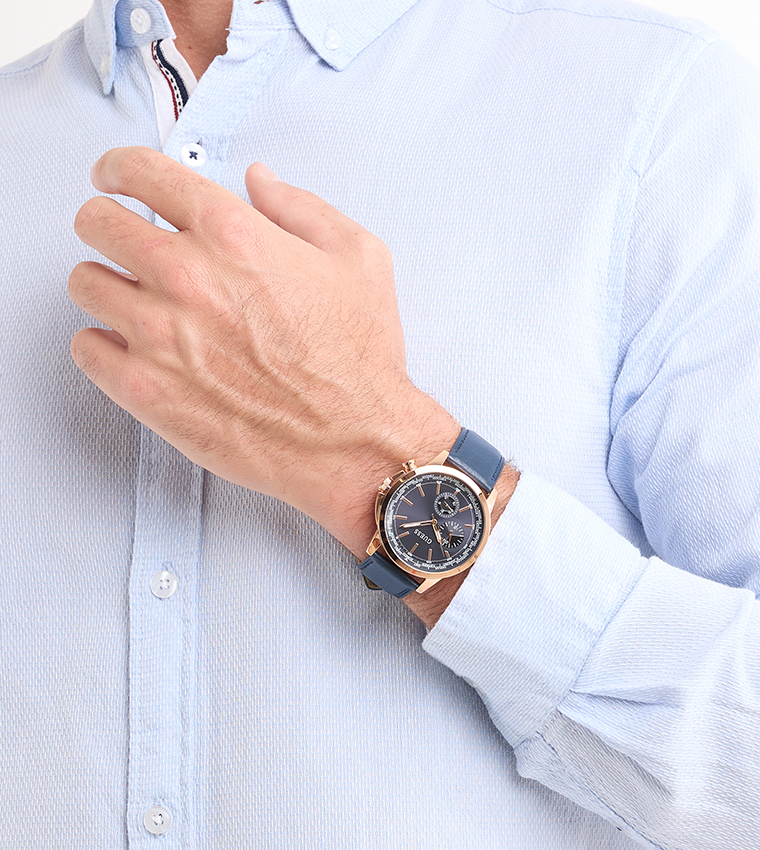 Spec Quartz Analog Watch, 44 mm