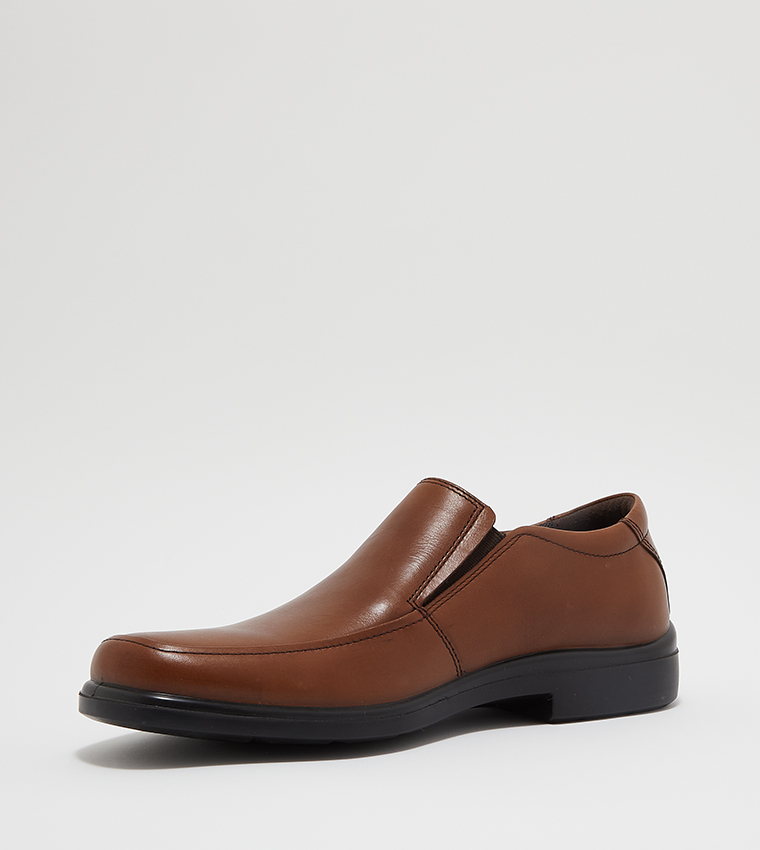 Plain Toe Slip On Formal Shoes