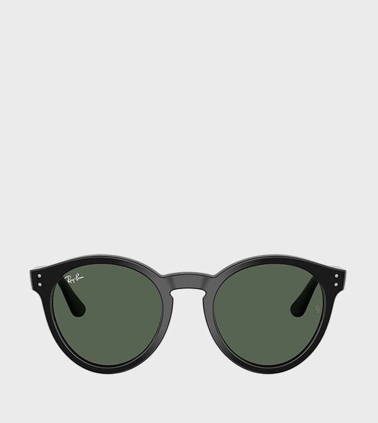 Phantos Full Rim High Bridge Round Sunglasses