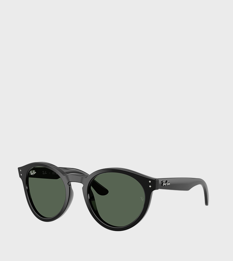 Phantos Full Rim High Bridge Round Sunglasses