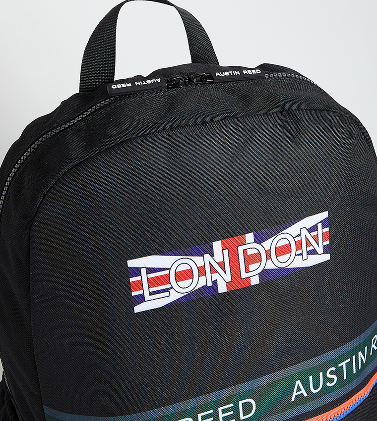 3-Piece Logo Detail Backpack Set