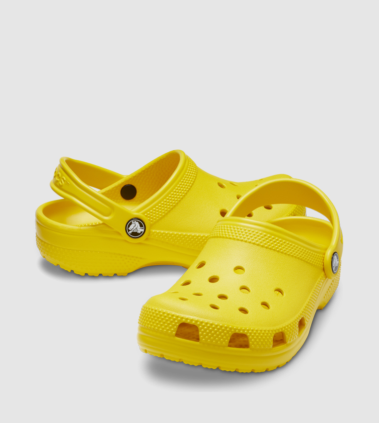 Crocs  Flip flops and Slides - Yellow clogs
