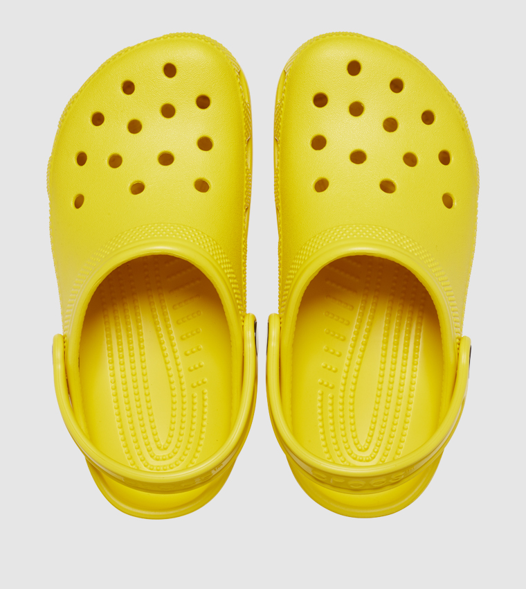 Crocs  Flip flops and Slides - Yellow clogs
