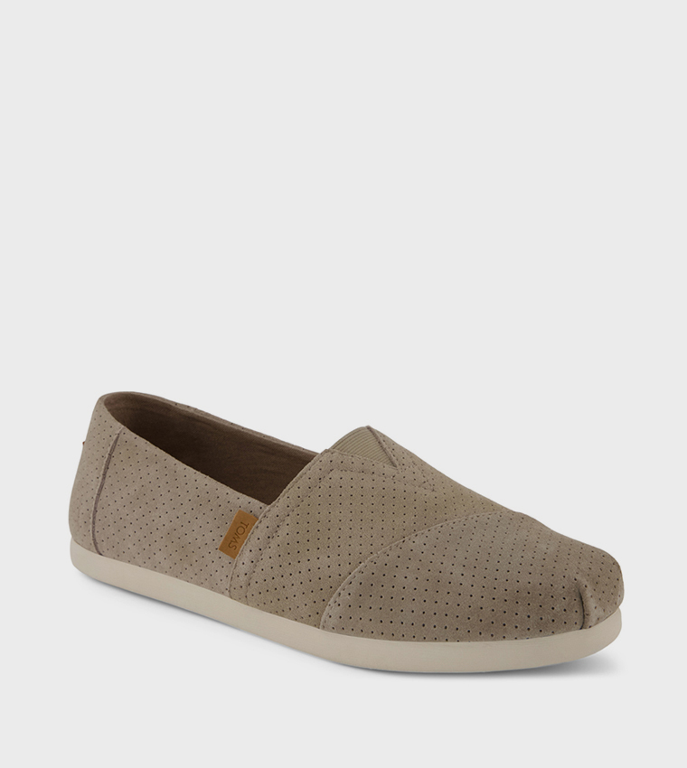 تومز  سليب أون كاجوال - بيج Casual Slip-ons