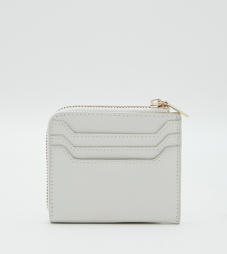 Textured Zipper Card Holder