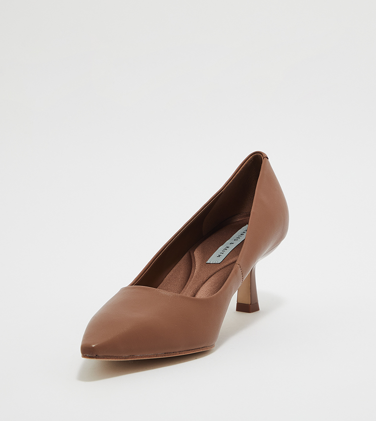 Charles & Keith  Heels - Brown Heeled Sandals