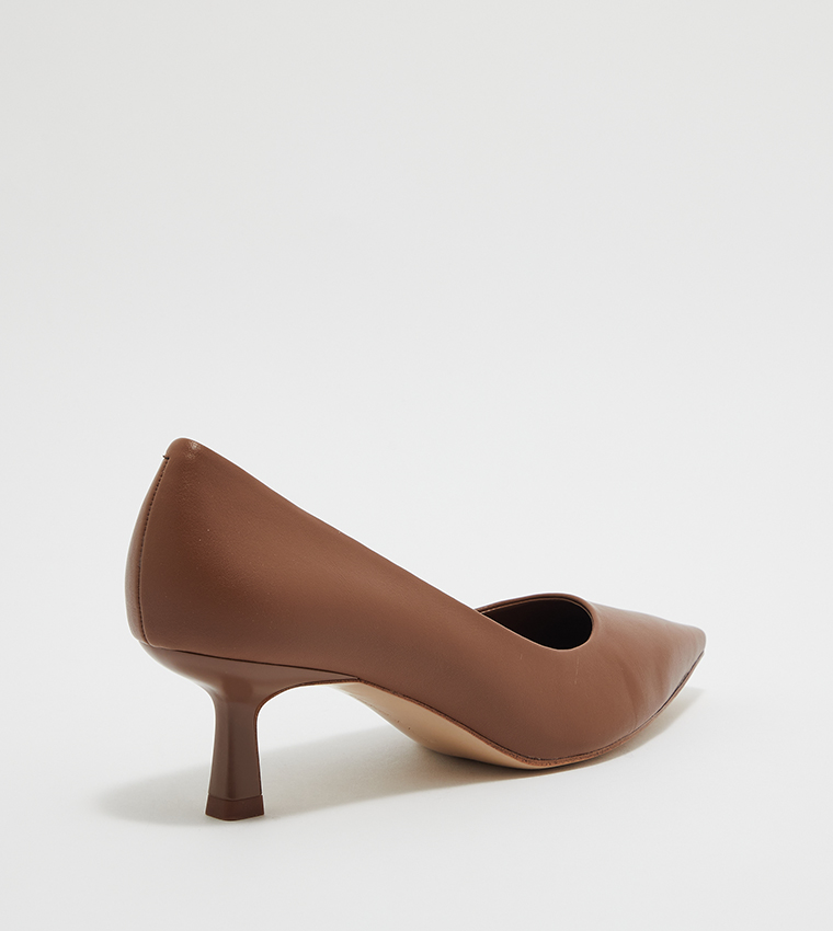 Charles & Keith  Heels - Brown Heeled Sandals