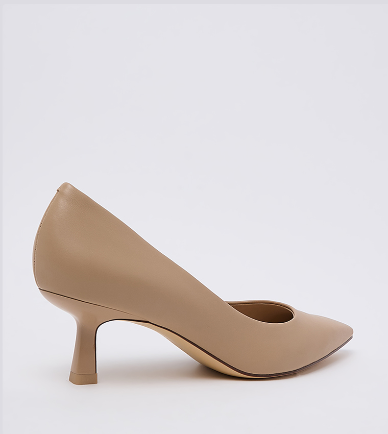 Emmy Pointed Toe Kitten Heel Pumps