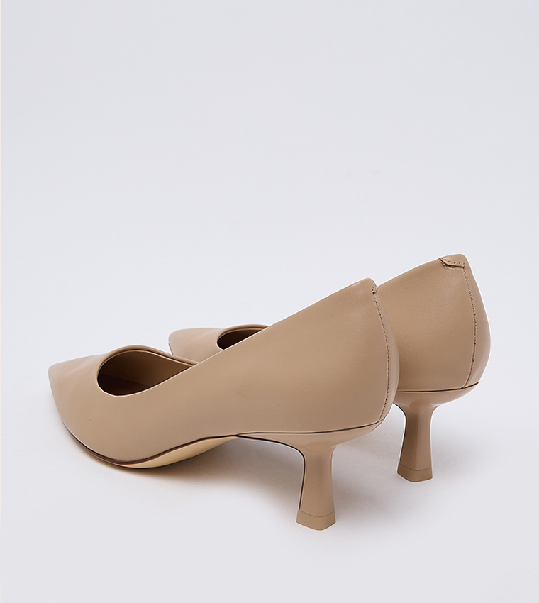 Emmy Pointed Toe Kitten Heel Pumps