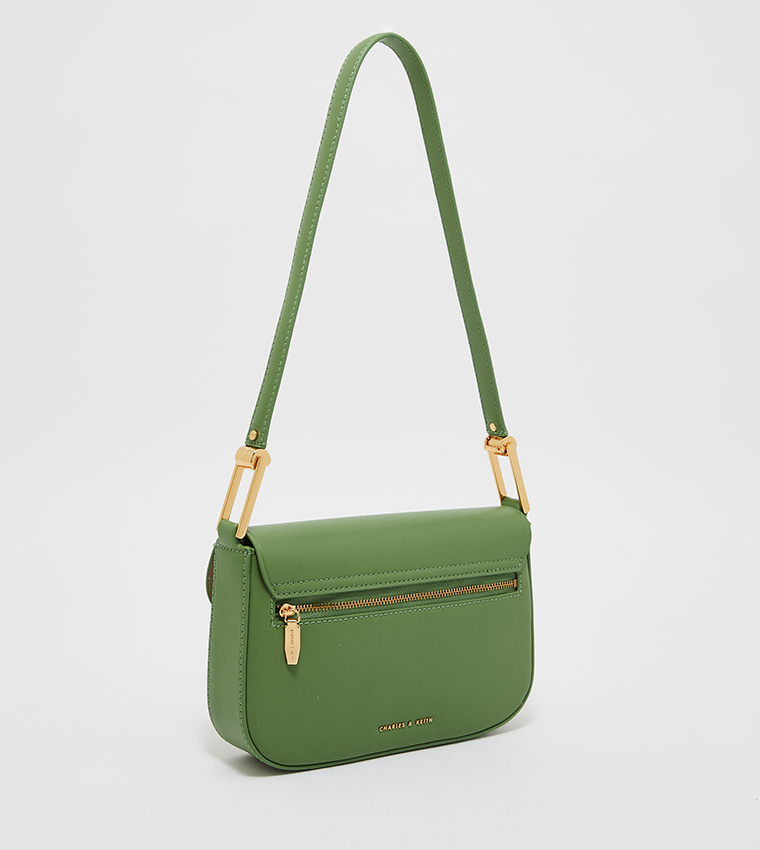 Koa Square Push-Lock Shoulder Bag