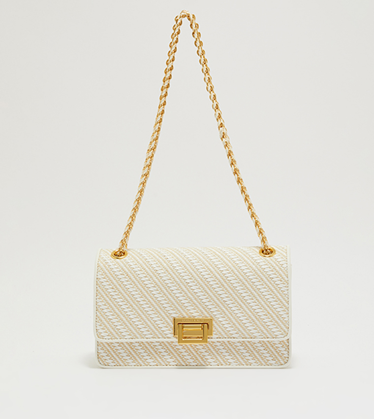 حقيبة كتف بمقبض سلسال