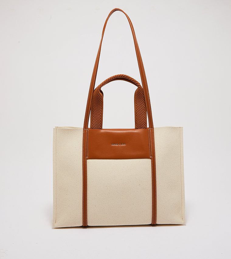 Shalia Large Double Handle Tote Bag