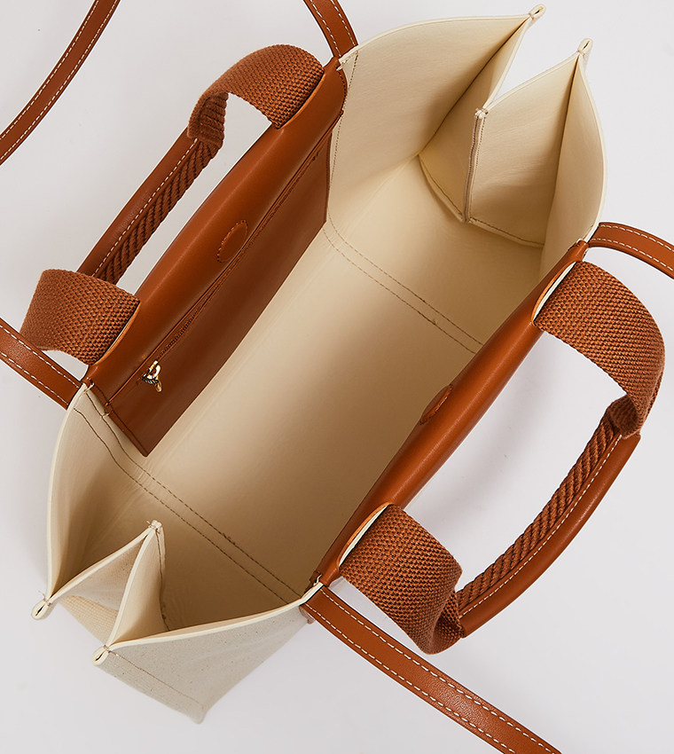 Shalia Large Double Handle Tote Bag