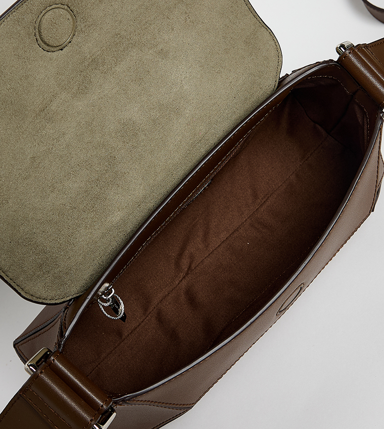 Textured Shoulder Bag