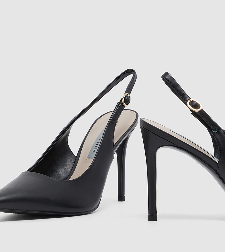 Stiletto Heel Slingback Pumps