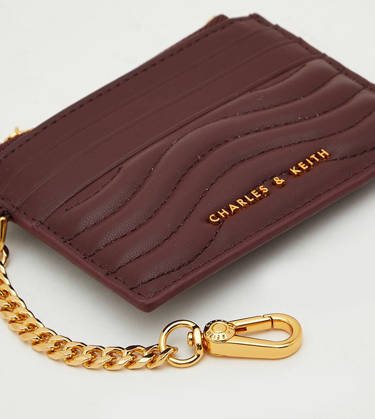 محفظة بطاقات بسحاب 