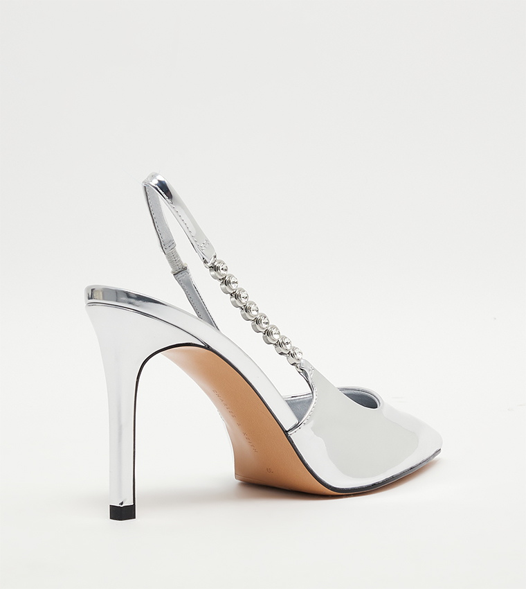 تشارلز آند كيث  صنادل كعب عالي - فضي Heeled Sandals