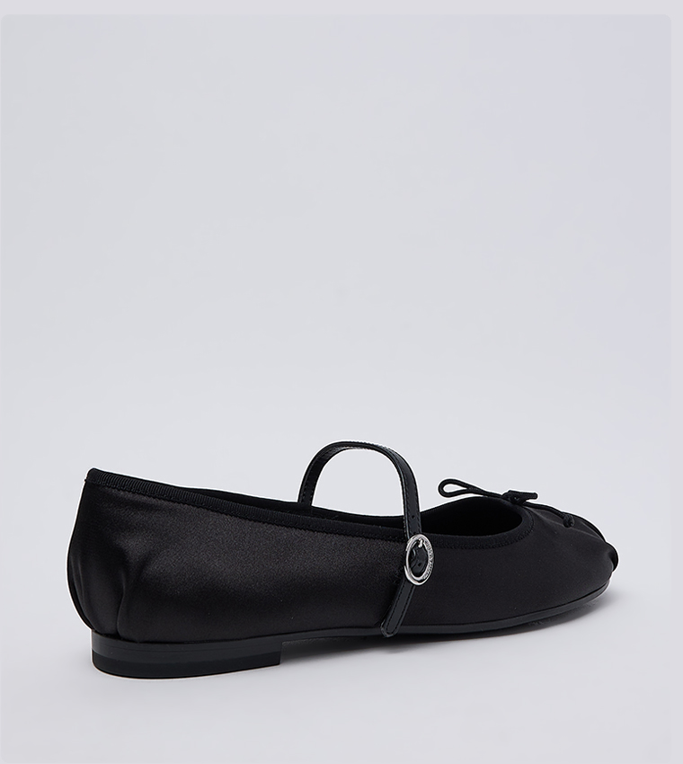 Emiko Satin Bow Mary Janes