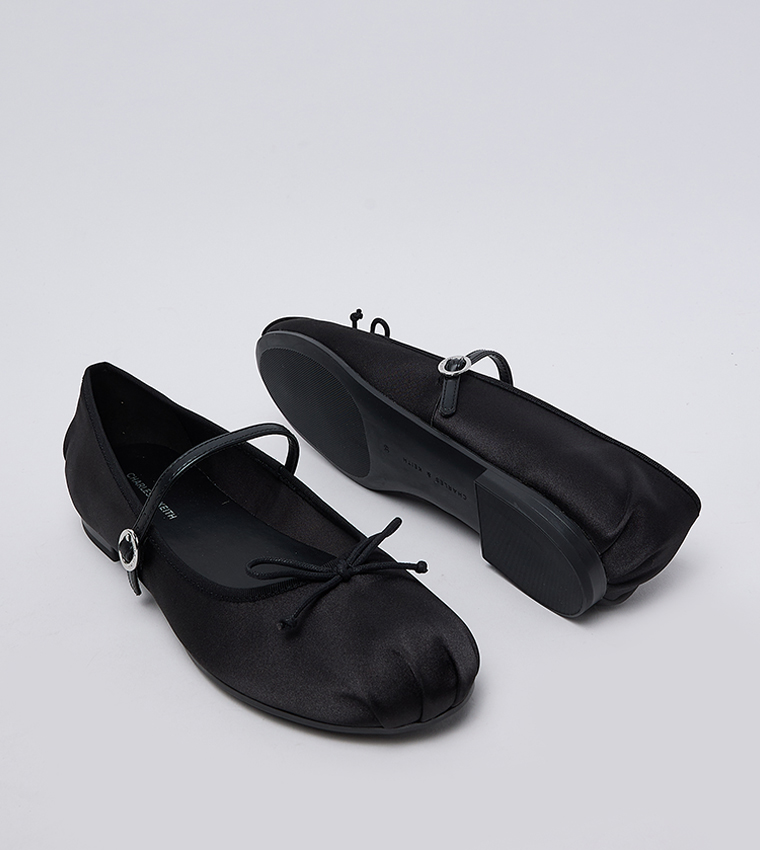 Emiko Satin Bow Mary Janes
