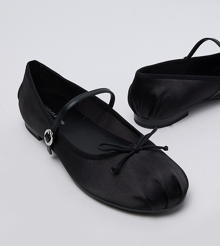 Emiko Satin Bow Mary Janes