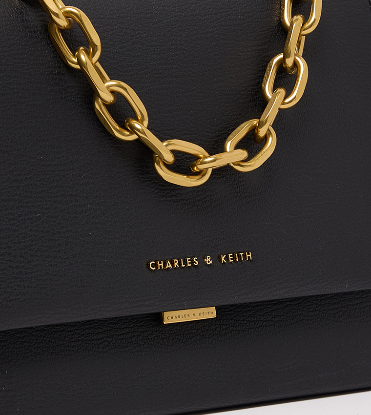 Textured Flap Crossbody Bag