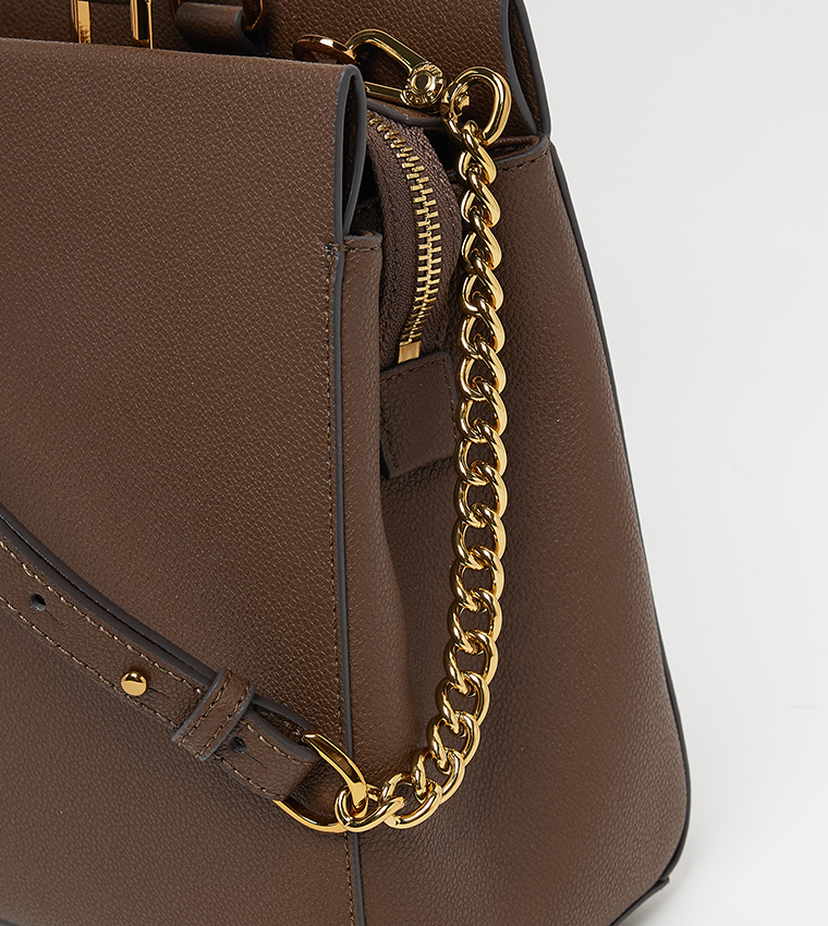 MIRABELLE Textured Satchel Bag