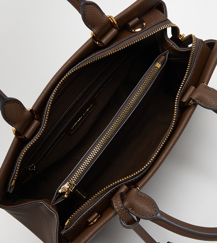 MIRABELLE Textured Satchel Bag