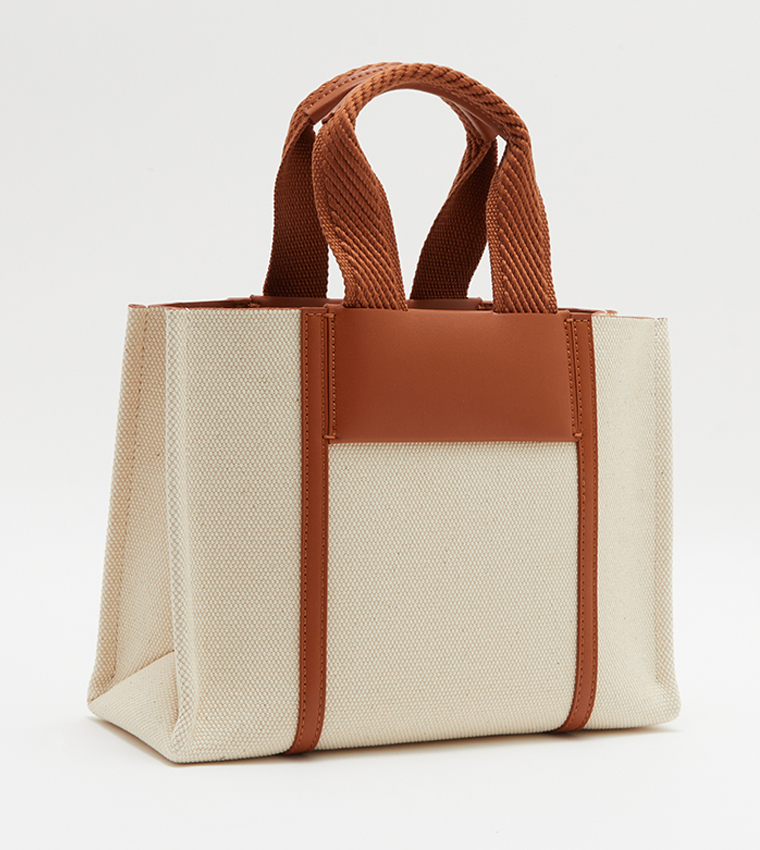 Shalia Canvas Mini Tote Bag