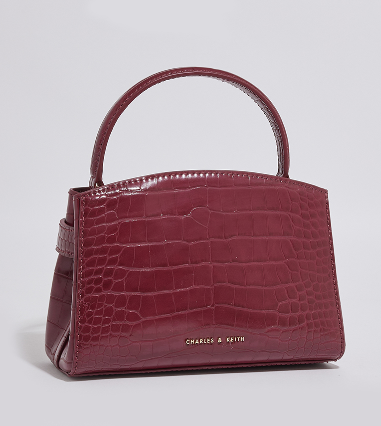 شنطة ساتشيل بنقشة جلد التمساح 