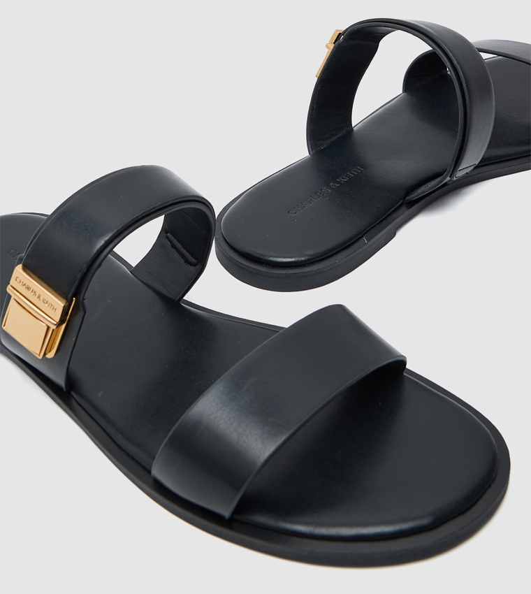 Double-Strap Flat Sandals