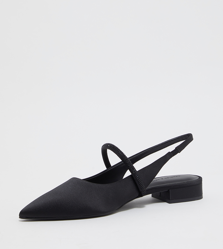 Embellished Slingback Flats