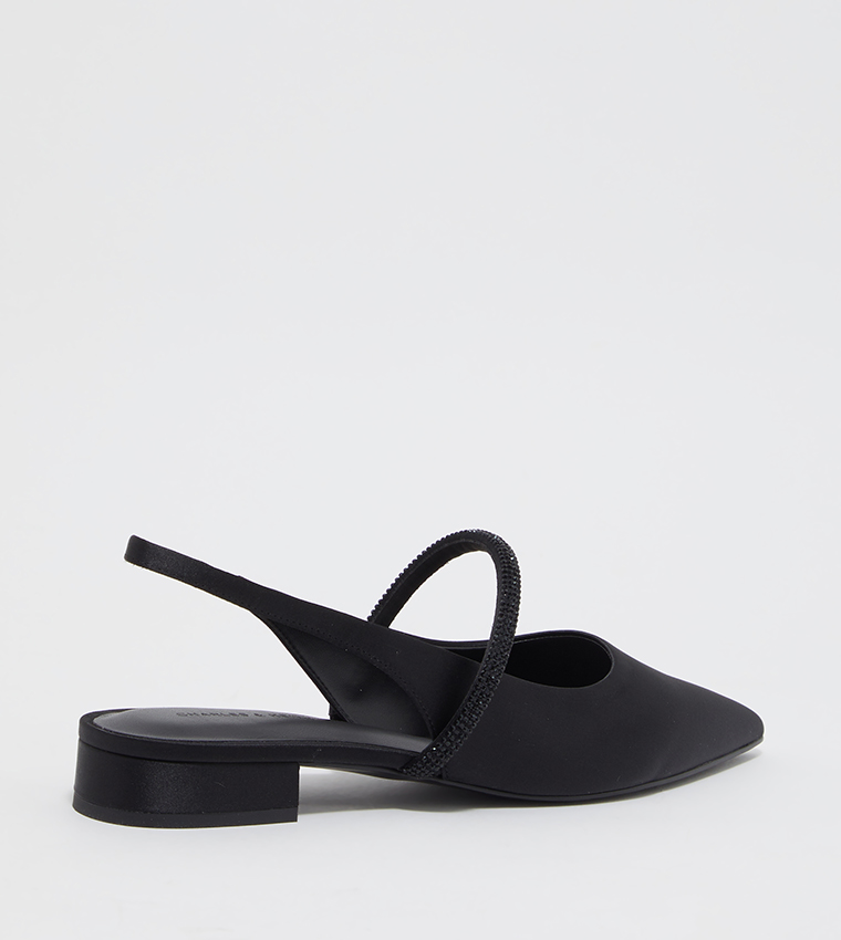 Embellished Slingback Flats