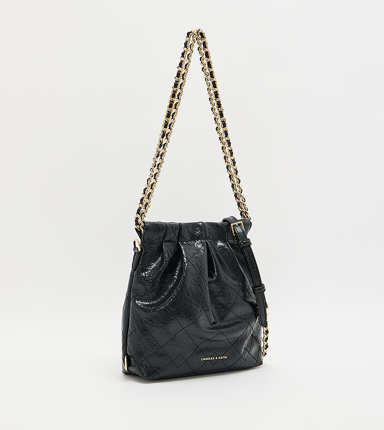 Duo Chain-Handle Two-Way Backpack