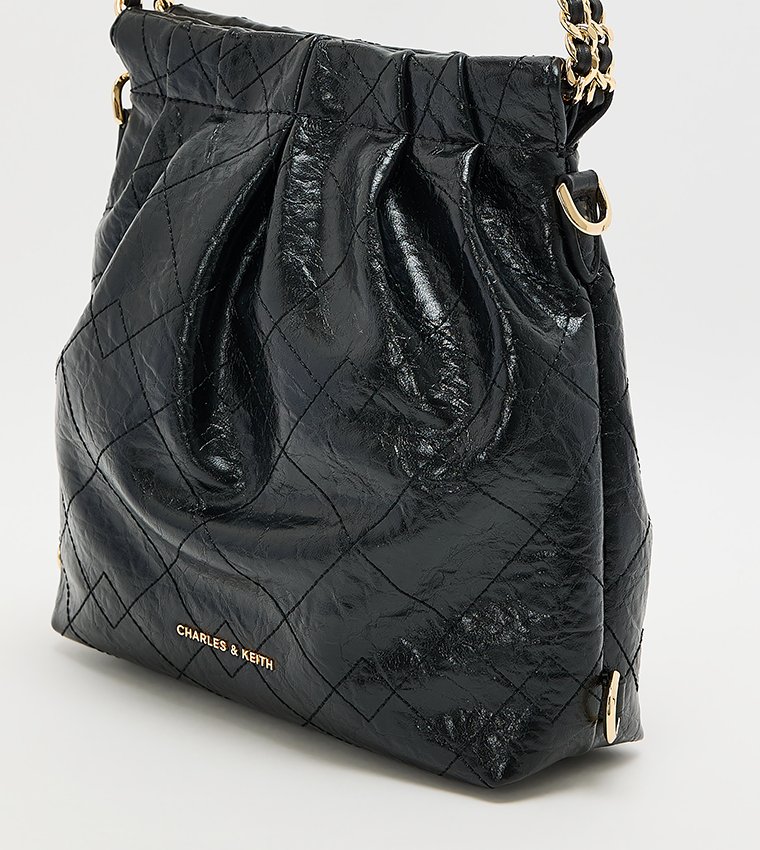 Duo Chain-Handle Two-Way Backpack