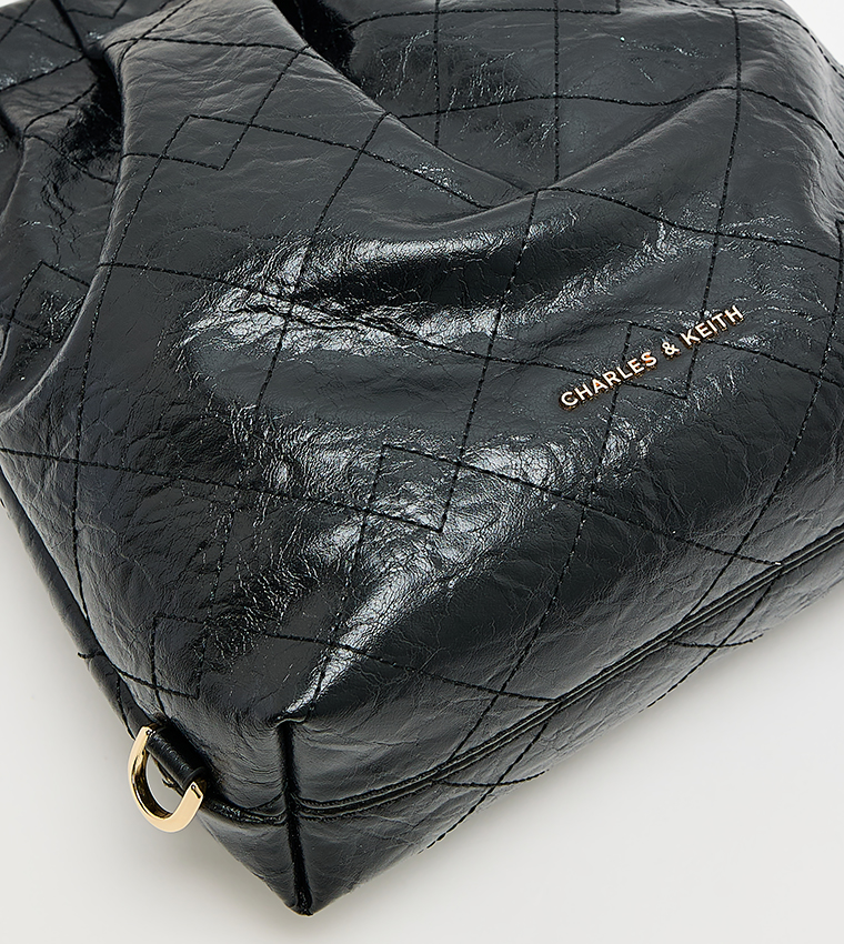 Duo Chain-Handle Two-Way Backpack