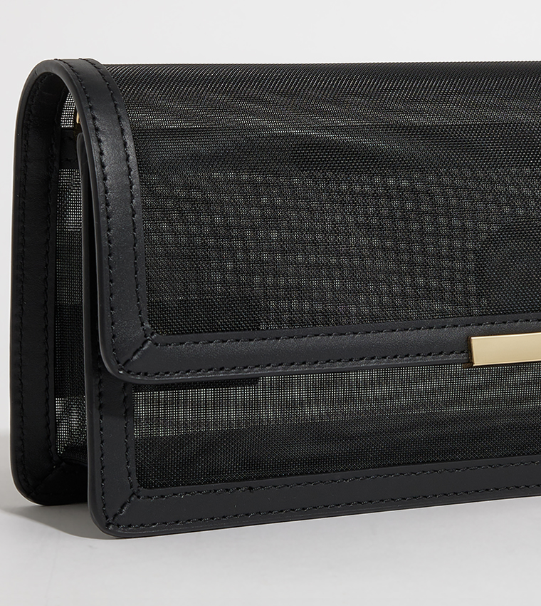 Mesh Crossbody Bag