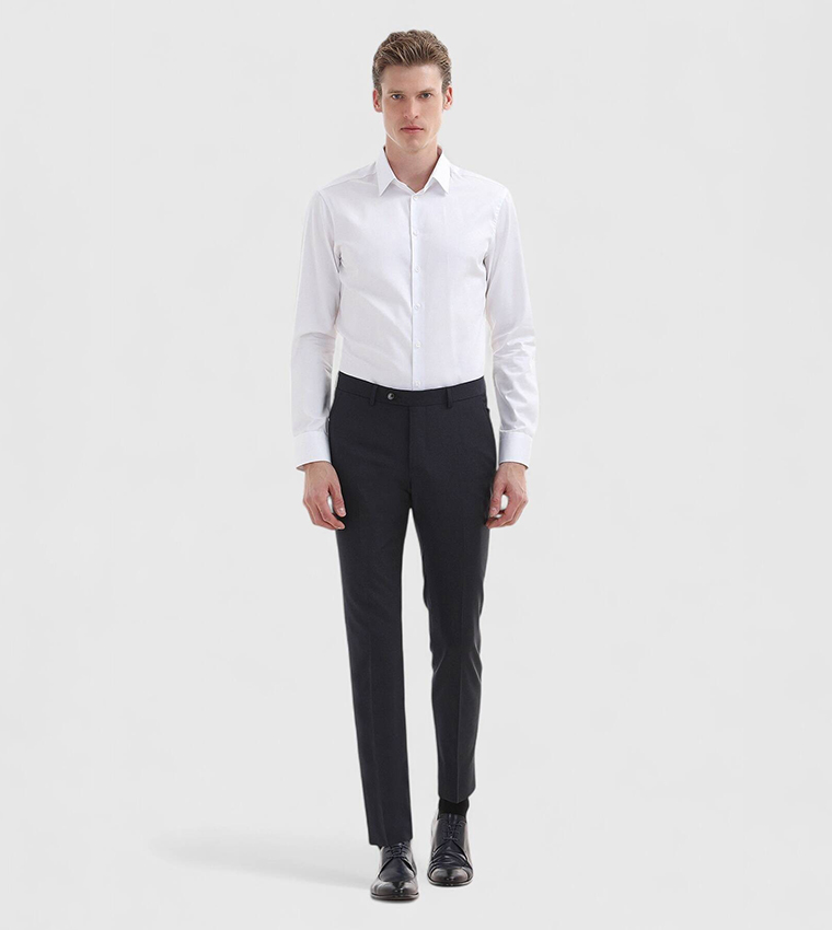 Solid Super Slim Fit Classical Shirt