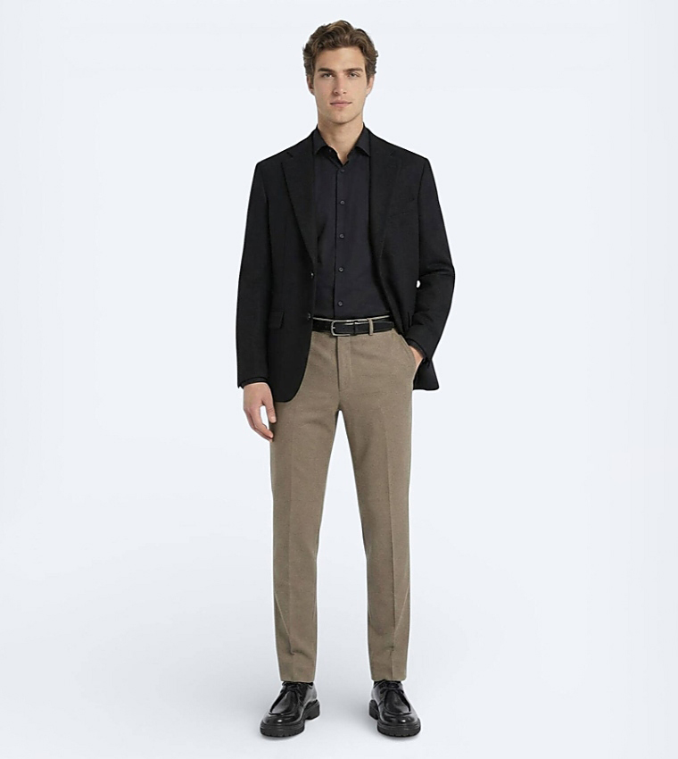 Solid Long Sleeves Regular Fit Shirt