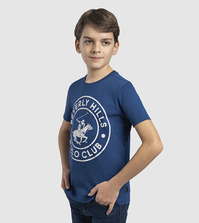 Logo Printed Crew Neck T-Shirt