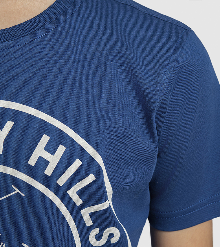 Logo Printed Crew Neck T-Shirt