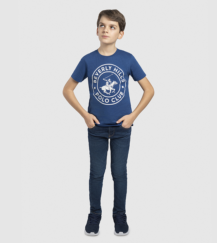 Logo Printed Crew Neck T-Shirt