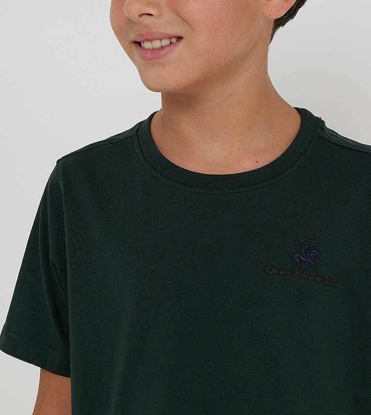 Logo Embroidered Short Sleeves T-Shirt
