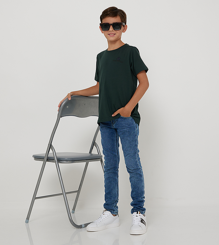 Logo Embroidered Short Sleeves T-Shirt