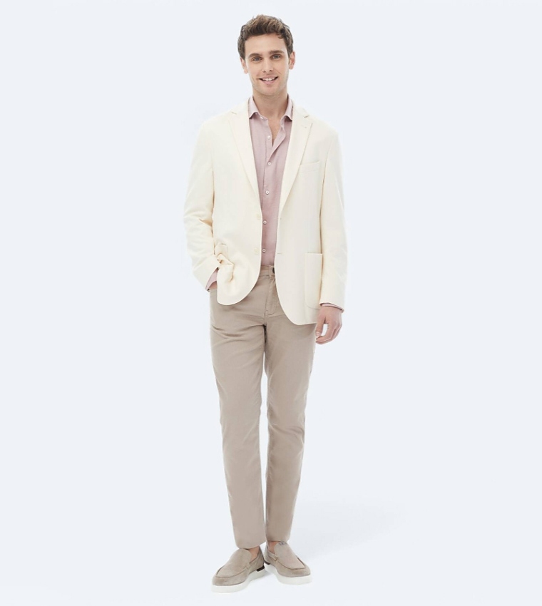 Solid Modern Fit Blazer