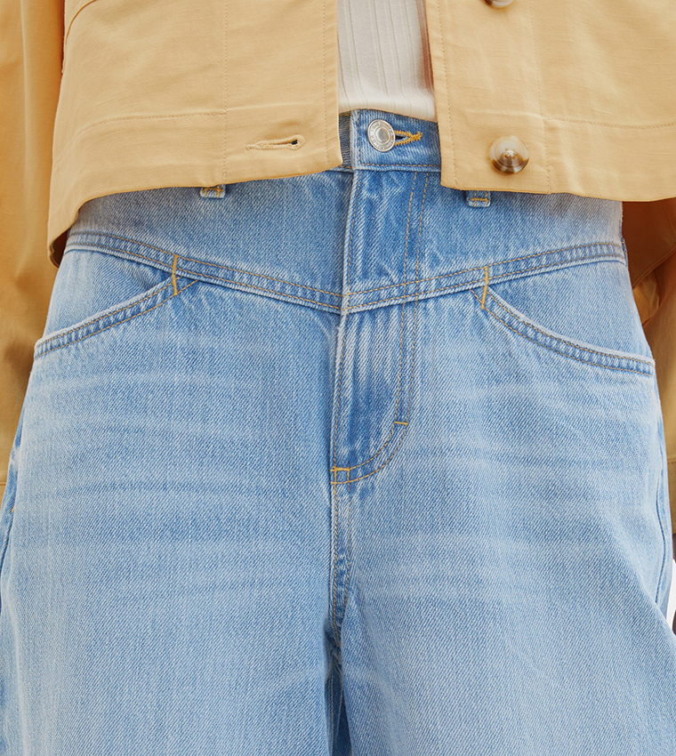 Tom Tailor  Flared Jeans - Blue Flared Jeans