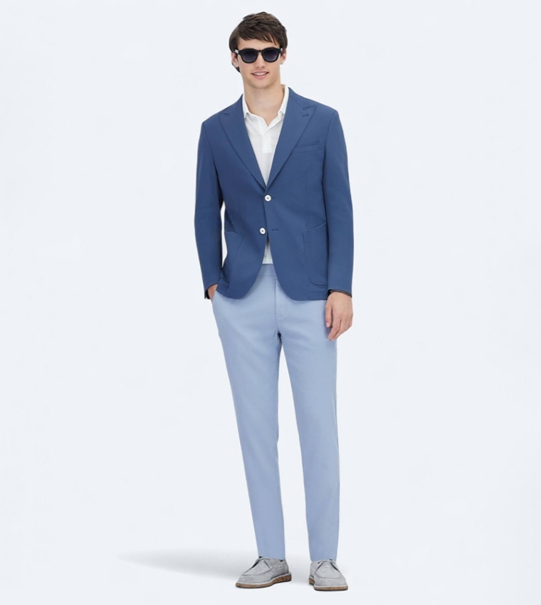 Solid Modern Fit Blazer
